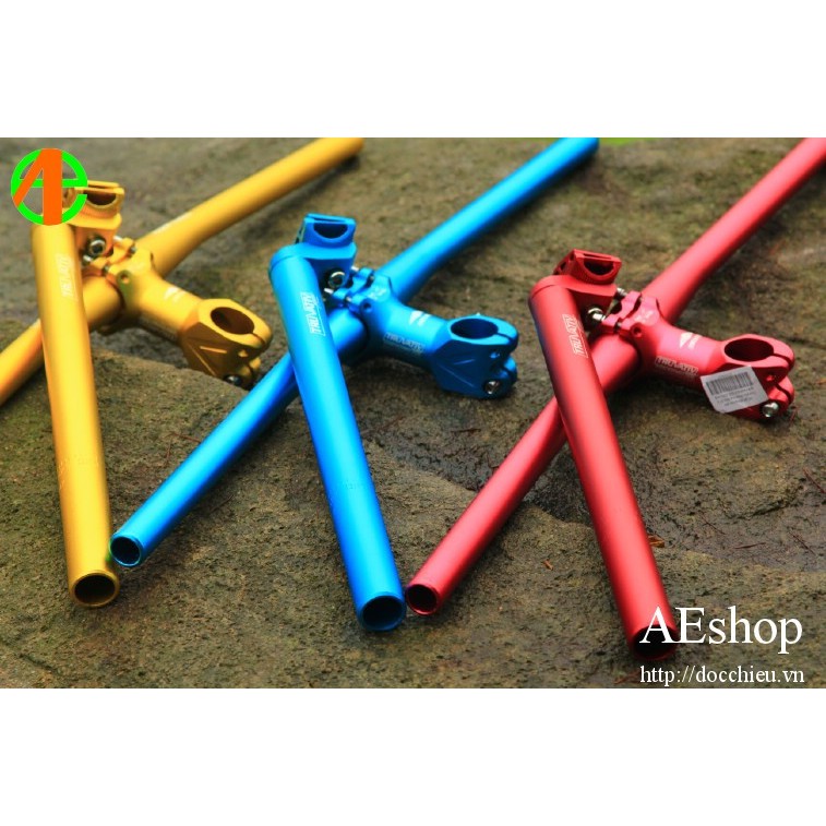 bộ ghi đông cọc yên tay lái xe đạp địa hình xe đạp leo núi thẳng Truvativ