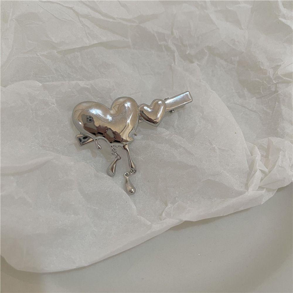 Kẹp Tóc Hình Trái Tim Bằng Hợp Kim Thời Trang VANES1