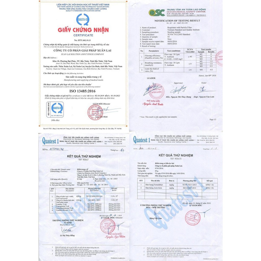 Hộp 50 Cái Khẩu Trang Y Tế 4 Lớp Kháng Khuẩn Chuẩn Xuân Lai | BigBuy360 - bigbuy360.vn