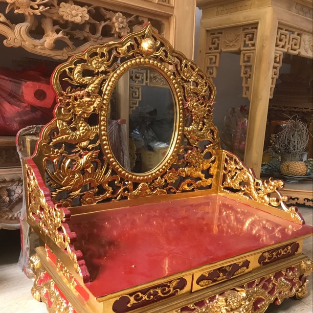 Bàn Loan,bàn hầu gỗ mít Sơn son Sơn giả cổ