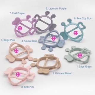 Gặm nướu Silicone MAMASTEM JEM JEM MONSTER  hàn quốc (case vuông)