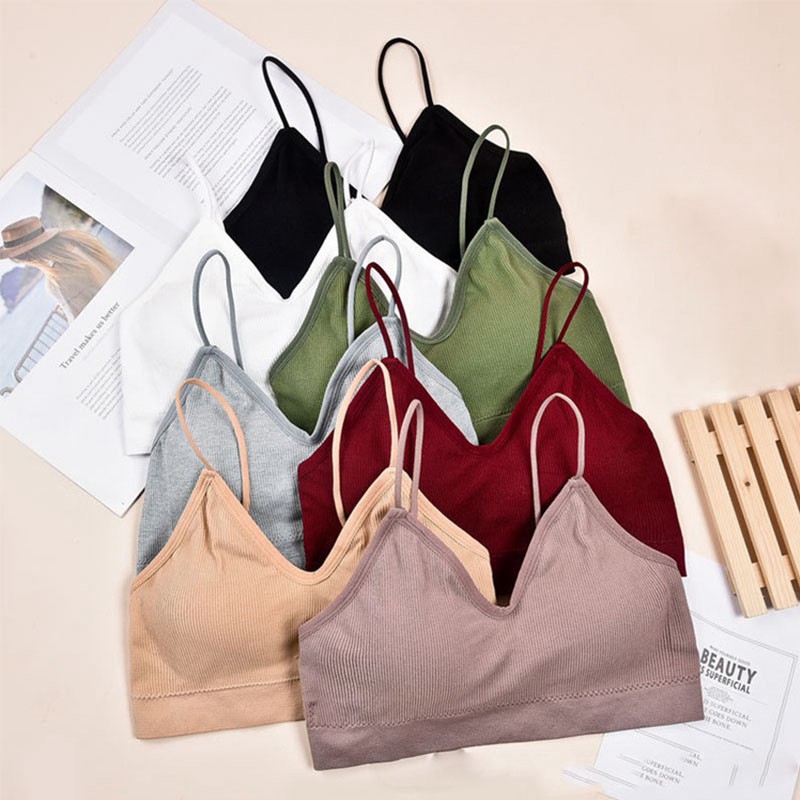 Áo lót No Steel Ring Liner Solid Color padded bra