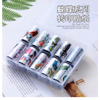 Foil bướm trang trí móng