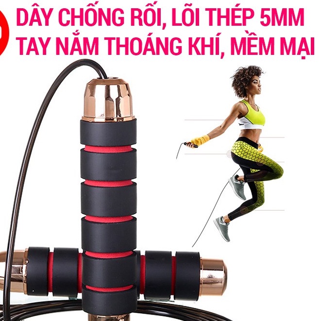 Dây Nhảy Lõi Thép Cao Cấp Tập Thể Dục Thể Thao