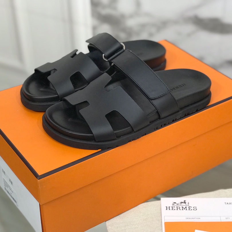 Dép Sandal Hermes Đế Tpu Chống Trượt Chống Mài Mòn Màu Trơn Thời Trang Đi Biển Mới 2022 Cho Nữ