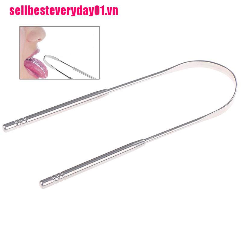 1 Dụng Cụ Vệ Sinh Lưỡi Bằng Thép Không Gỉ Chất Lượng Cao