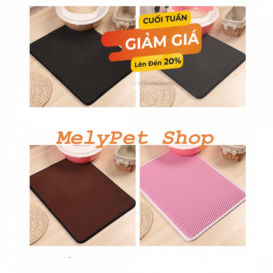 Thảm cát vệ sinh cho mèo - thảm chân chống thấm nước