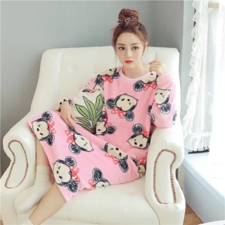 Váy ngủ bông siêu ấm và cute 🥦🥦🥦