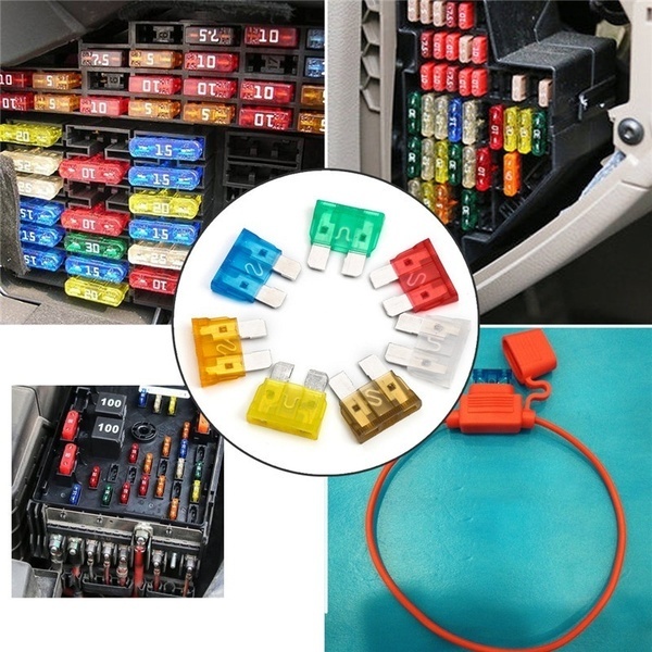 30/60/120 Cầu Chì 5A 10A 15A 20A 25A 30A Cho Xe Hơi Xe Tải
