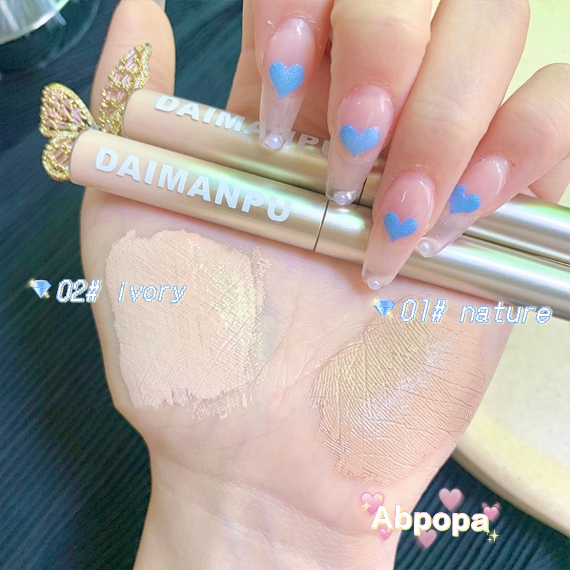 [Hàng mới về] Kem che khuyết điểm DAIMANPU tự nhiên che phủ toàn diện chống thấm nước lâu trôi