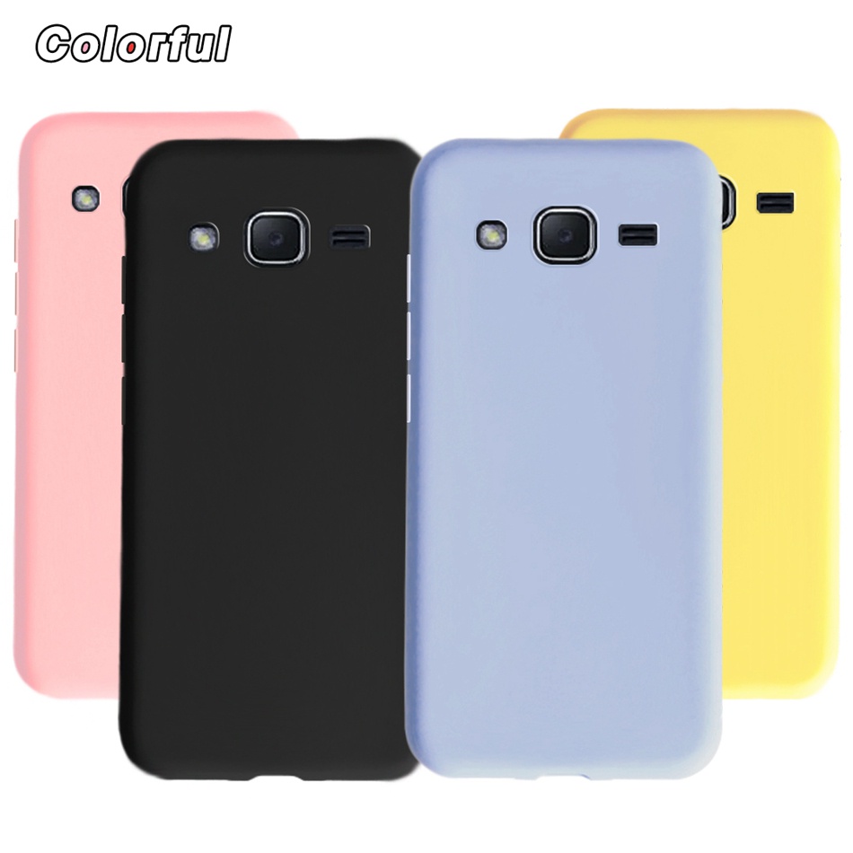 Ốp Điện Thoại Silicone Mềm Màu Trơn Cho Samsung Galaxy J2 J200G SM-J200GU J 2 Duos 2015