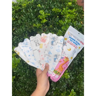 “combo 50 “chiếc khẩu trang 4d kf94 chính hãng hoạ tiết cho bé từ