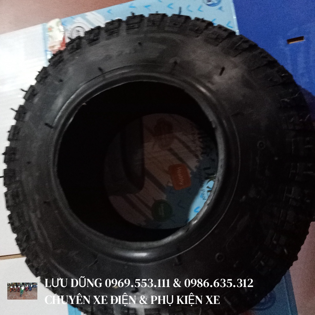 Lốp 4.00-6 dùng để thay thế cho lốp xe điện trẻ em S2588, S9088, xe rùa che chở hàng  loại nhỡ