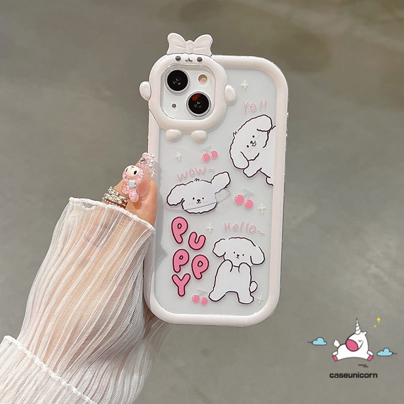 Ốp Điện Thoại Hình Chú Chó / Quái Vật Đeo Nơ Cho IPhone 11 XR 6 6S 7 8 Plus 14 13 12 11 Pro MAX 14 Plus X XS MAX SE 2020