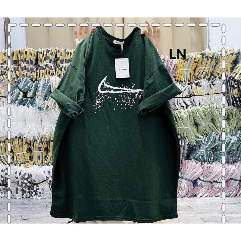 Áo phông phẩy rỗng chấm DA6