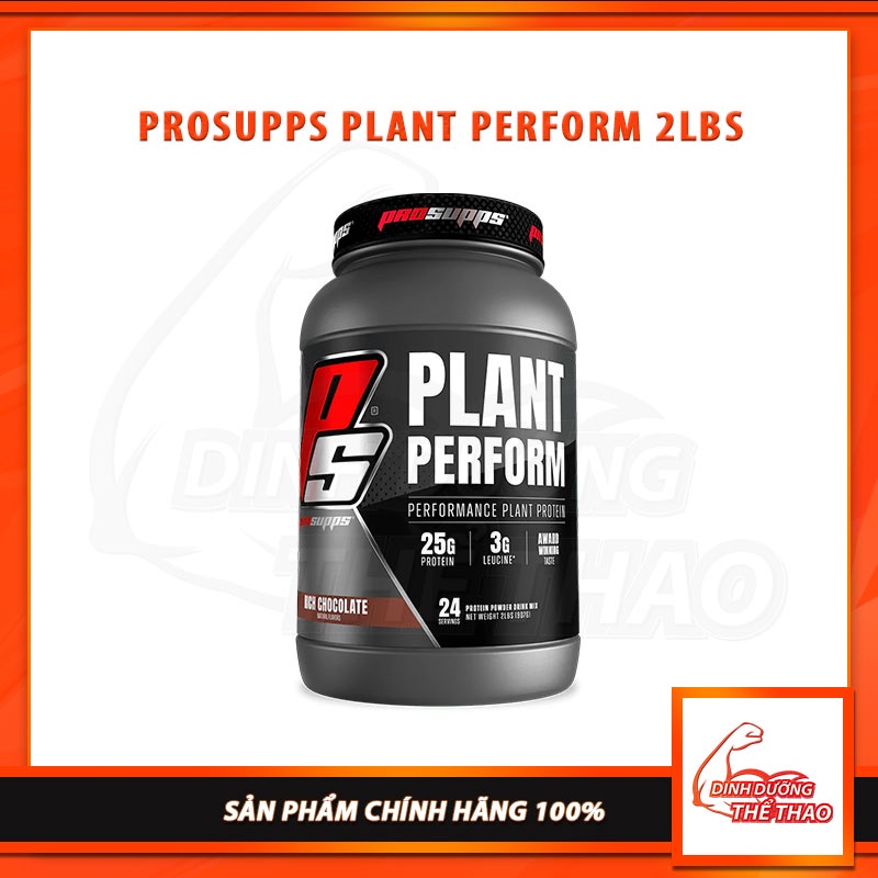 [SALE XẢ KHO] Plant Perform Bổ Sung Đạm Thực Vật Protein Plant Cho Người Tập Thể Hình Prosupps Plant Perform 2lbs