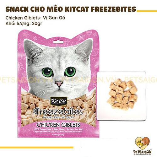 [CHÍNH HÃNG] SNACK ĂN VẶT KITCAT FREEZEBITES CHO MÈO