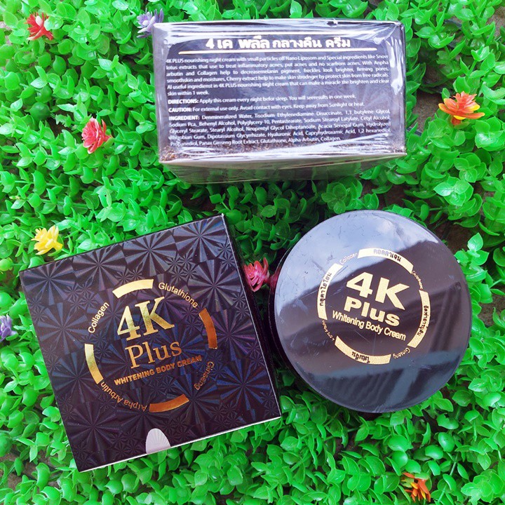 Kem dưỡng trắng body ban đêm 4k plus whitening night cream 250g – PN265 | BigBuy360 - bigbuy360.vn