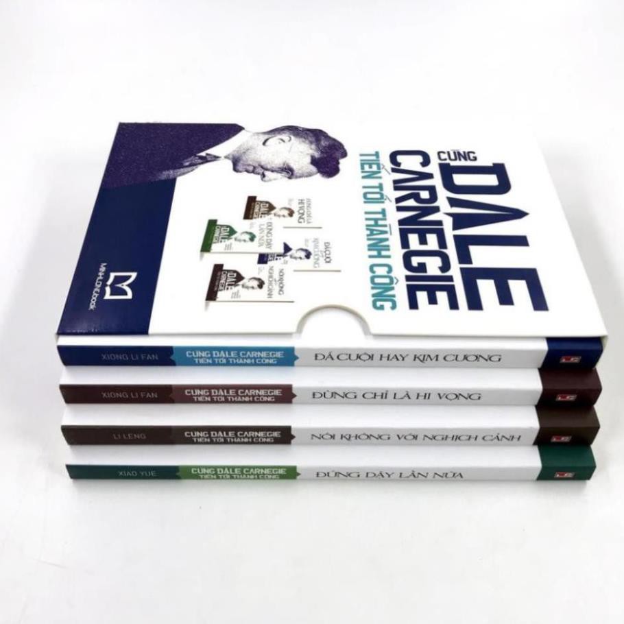 Sách - Cùng Dale Carnegie tiến tới thành công (Hộp 4 cuốn) [ Minh Long]