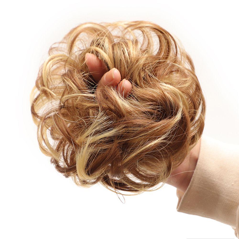 Búi Tóc Giả Xoăn Co Giãn Dành Cho Nữ