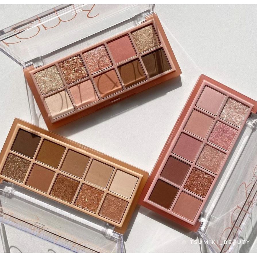 Bảng Phấn Mắt 10 Màu Siêu Lấp Lánh Romand Better Than Eye Palette