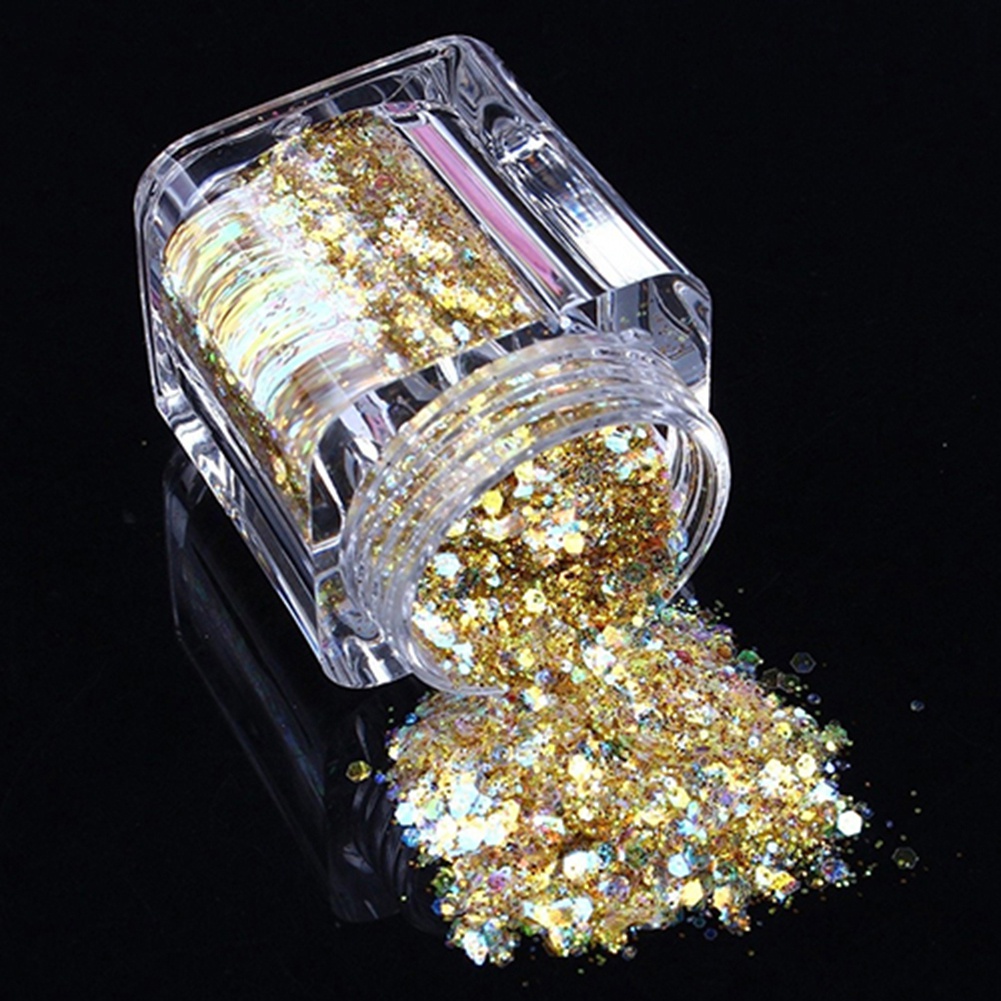 Bột Kim Tuyến Lấp Lánh Trang Trí Móng Tay Nghệ Thuật Thời Trang DIY