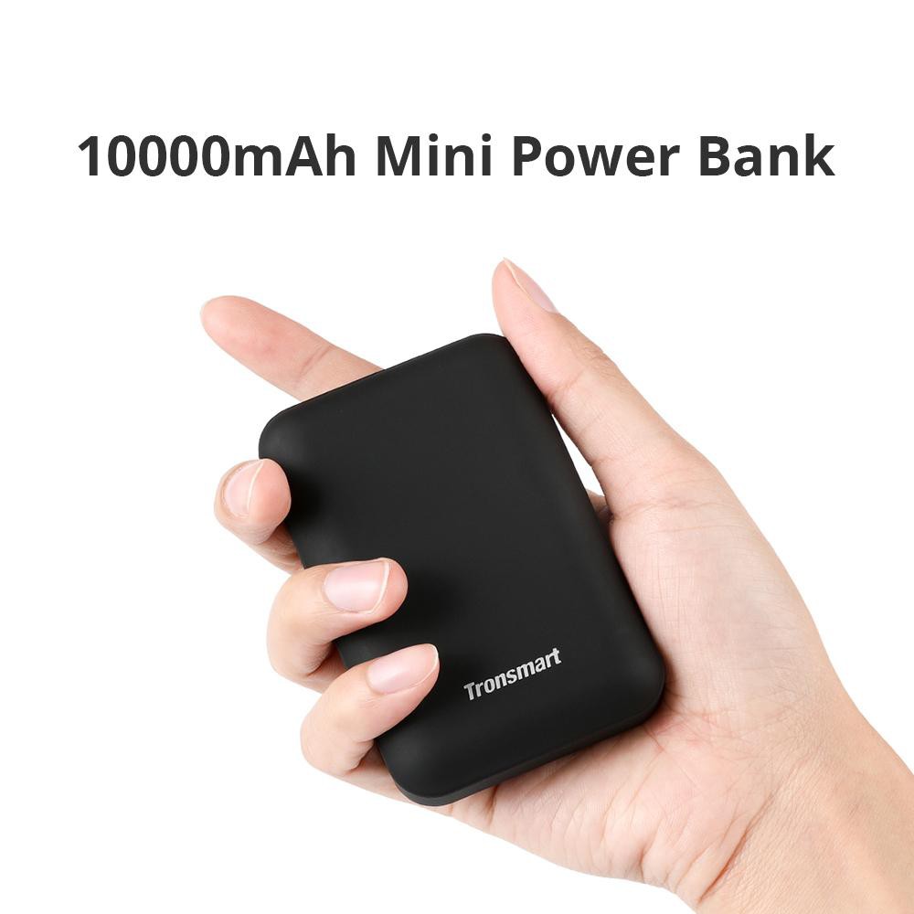 Sạc dự phòng 10000mAh Tronsmart PB10 Sạc nhanh Led hiển thị PIN - Hàng chính hãng - Bảo hành 12 tháng 1 đổi 1