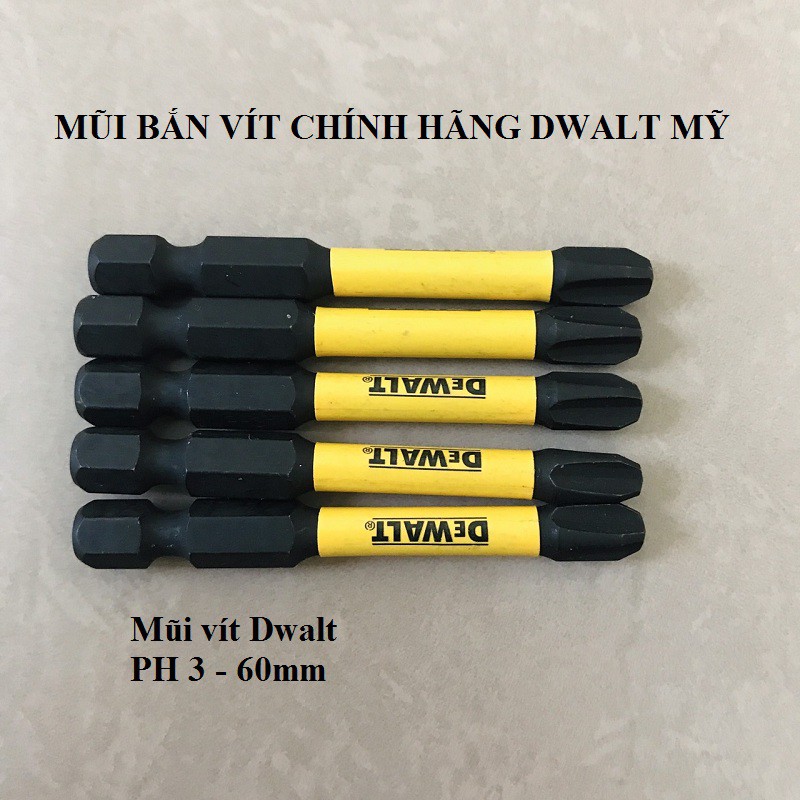 5 Mũi Vít DeWalt Chính Hãng PH3