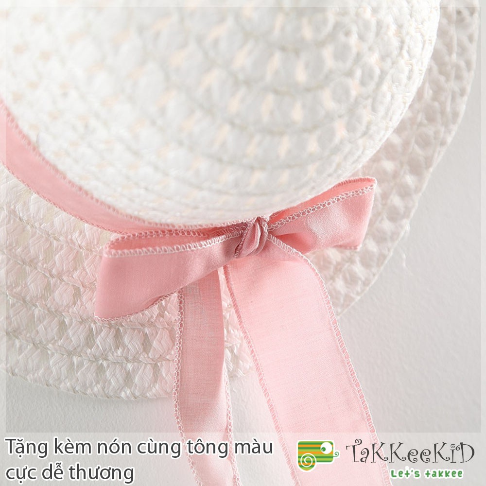 Váy Đầm Bé Gái Cánh Thiên Thần Cực Xinh Xắn Đáng Yêu, Tặng Kèm Mũ Cùng Tông Cao Cấp
