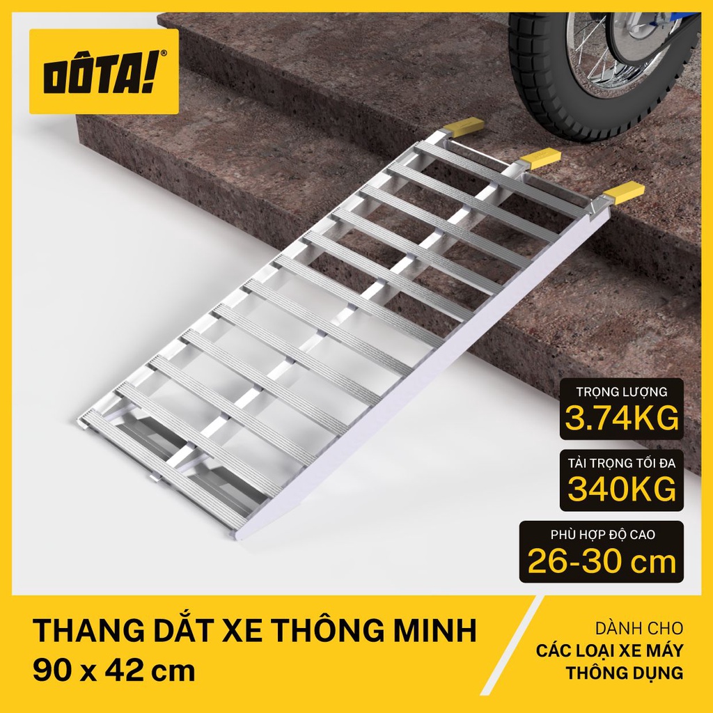 Thang Dắt Xe Thông Minh 90x42CM