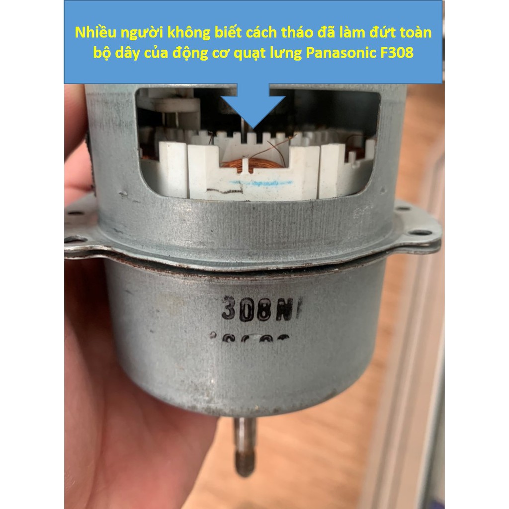 Động cơ quạt lửng Panasonic F308NH chính hãng