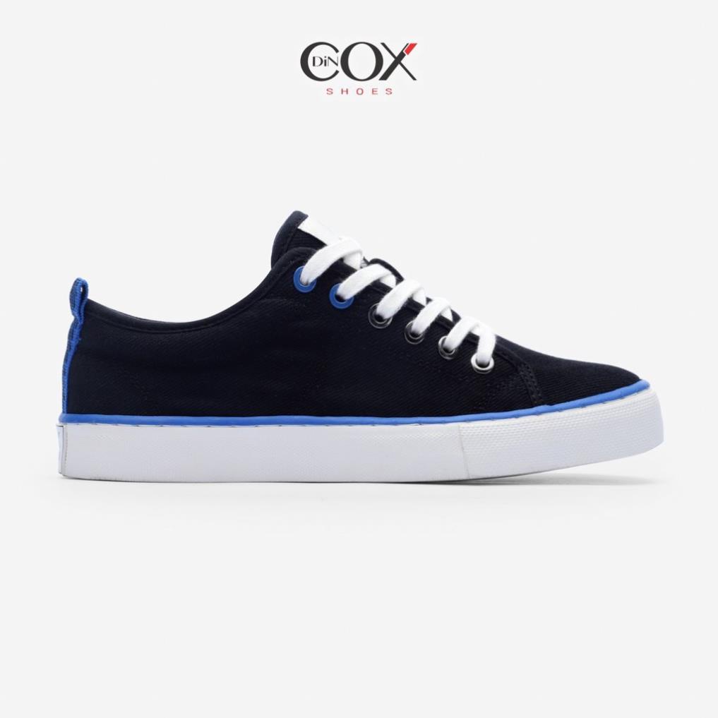 TTV GIày Sneaker bata Vải Canvas Unisex Nam Nữ C40 Black Dincox Đơn Giản Tinh Tế