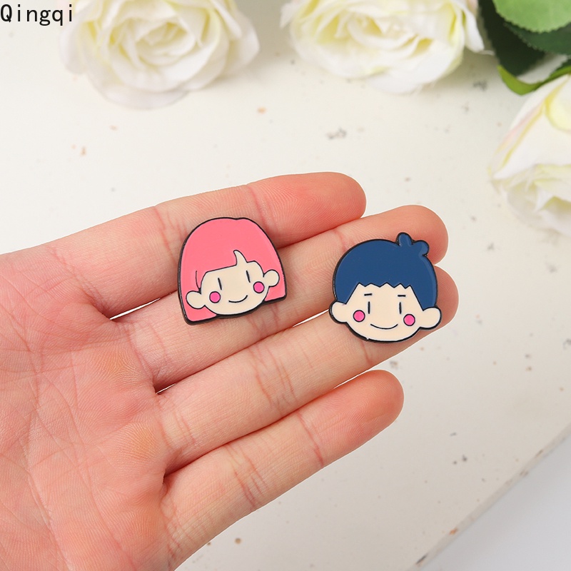 Huy hiệu cài áo Miss Zoe hình bé trai/ bé gái dễ thương