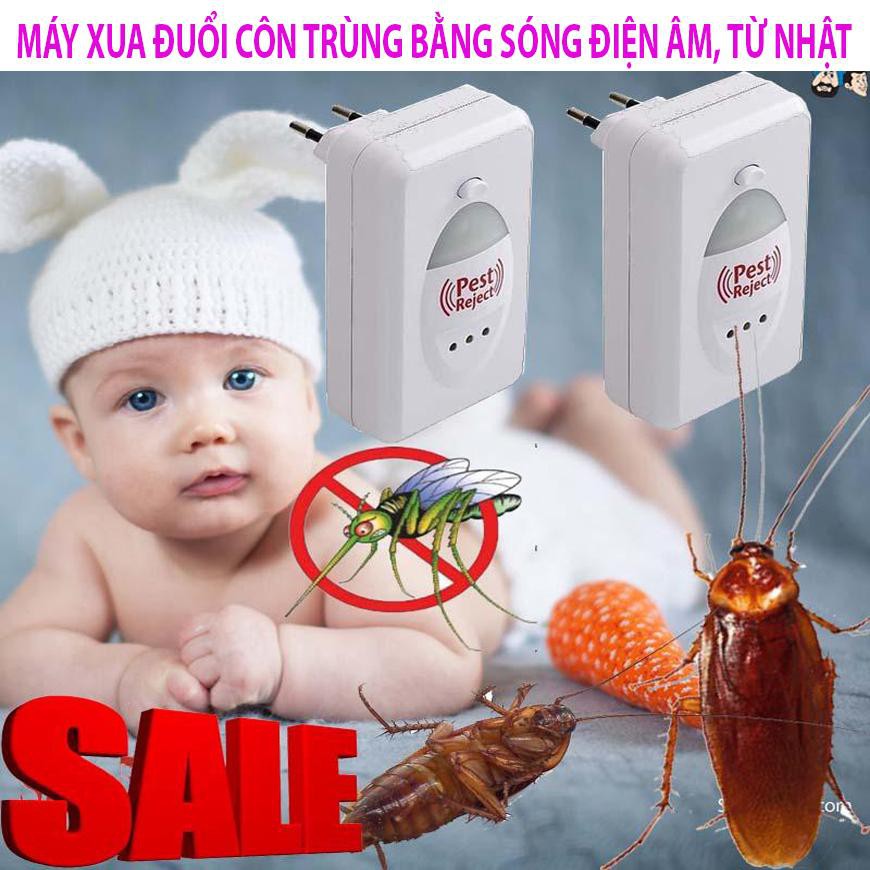 Thiết Bị Đuổi Côn Trùng Pest Reject - Máy Đuổi Chuột , Dán Bằng Sóng Âm