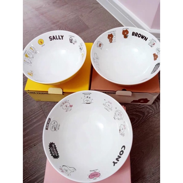 Tô Mì Ramen Line Friends Gốm Sứ Cao Cấp