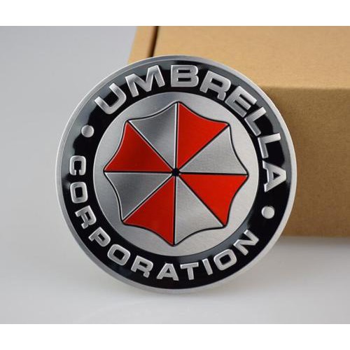 Decal dán trang trí xe hơi hình biểu tượng Umbrella Corporation