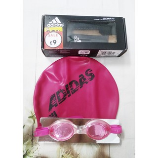 Sét kính bơi , mũ bơi Adidas - xách tay Anh , cho bé 4-6t
