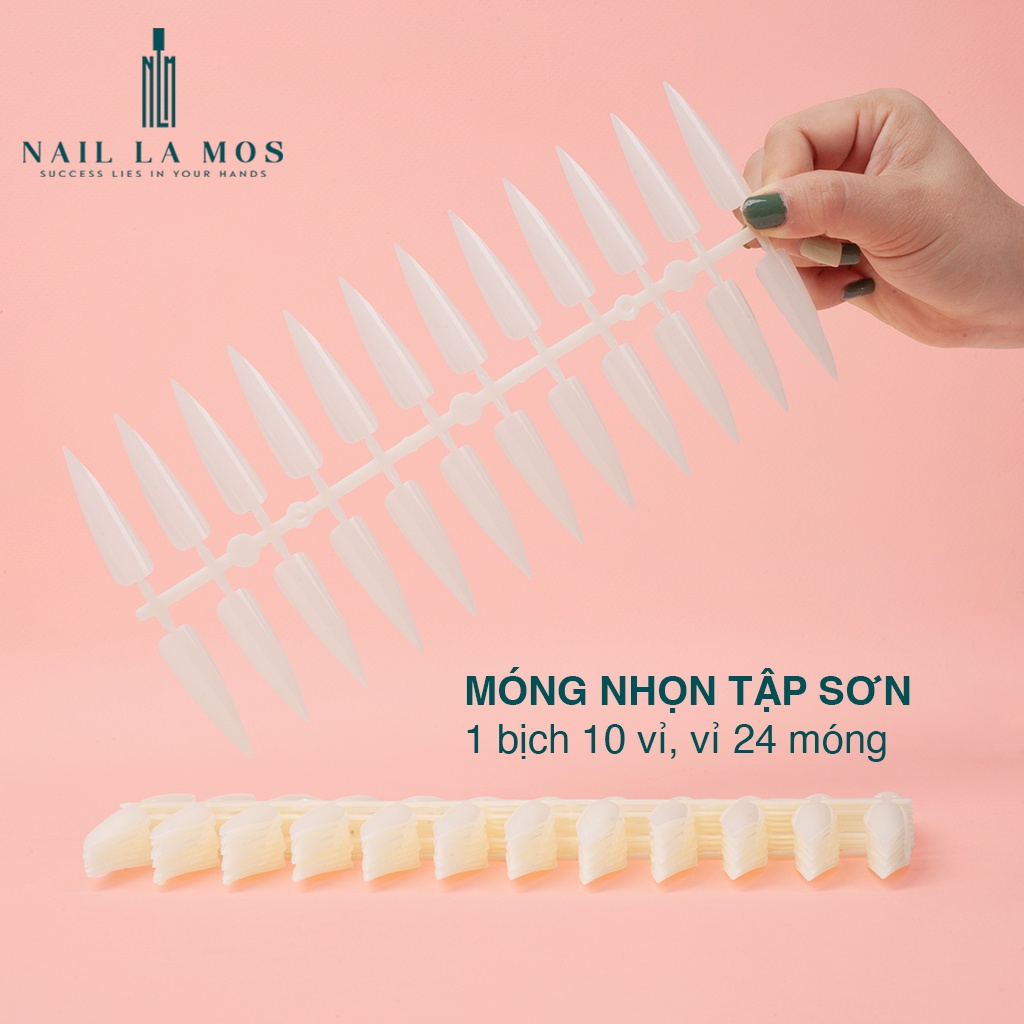 Móng nhọn tập sơn 1 bịch 10 vỉ 240 móng