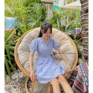 ĐẦM CHÉO NGỰC THẮT HÔNG CÓ TÚI