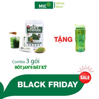 Bột cải Kale mật ong sấy lạnh Jan's Powder - detox cơ thể - Hỗ trợ giảm cân - 20goi x 3gr