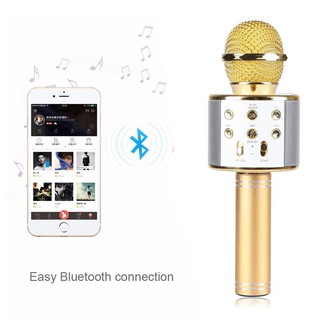 Micro karaoke kèm Loa Bluetooth WS-858