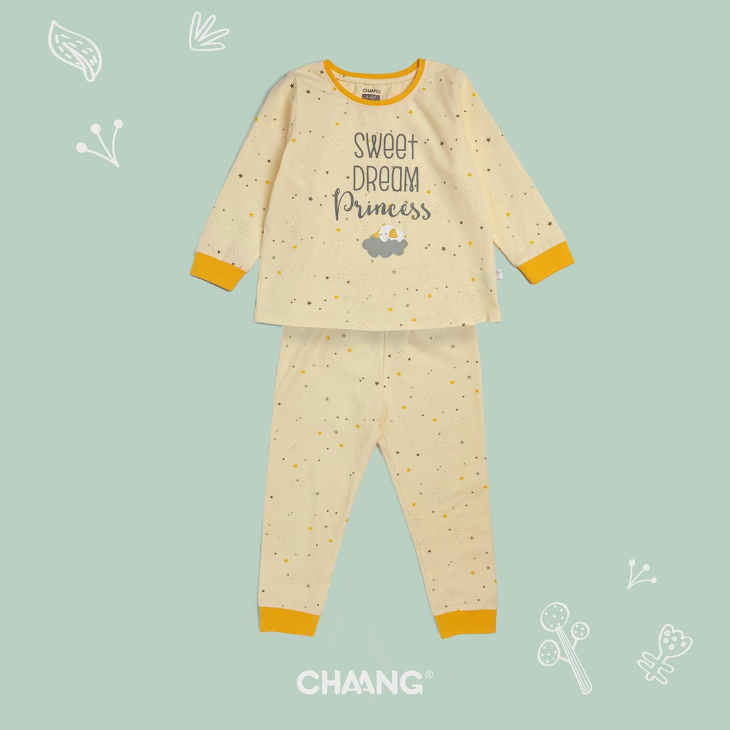 [Chaang kids] Bộ quần áo bé gái (2 mẫu) - raglan bé gái 1-6Y