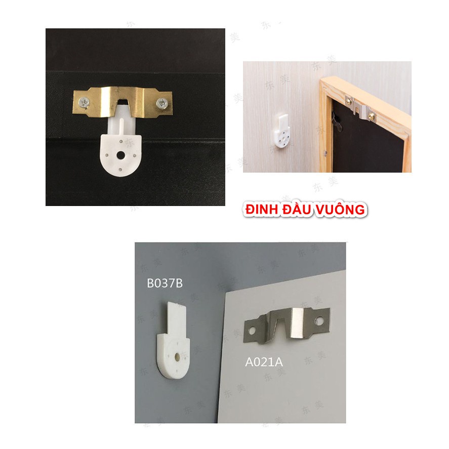 Bộ 10 Đinh Treo Đồ Đóng Tường Không Cẩn Khoan Tiện Lợi