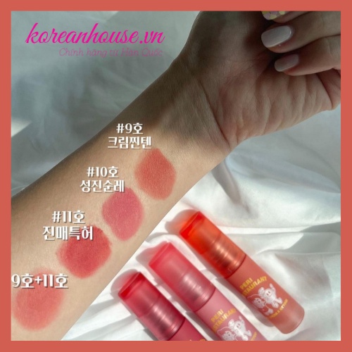 SON LÌ PERIPERA OTTOGI INK MOOD MATTE TINT 4g 3 màu bản giới hạn Peri Restaurant 2022