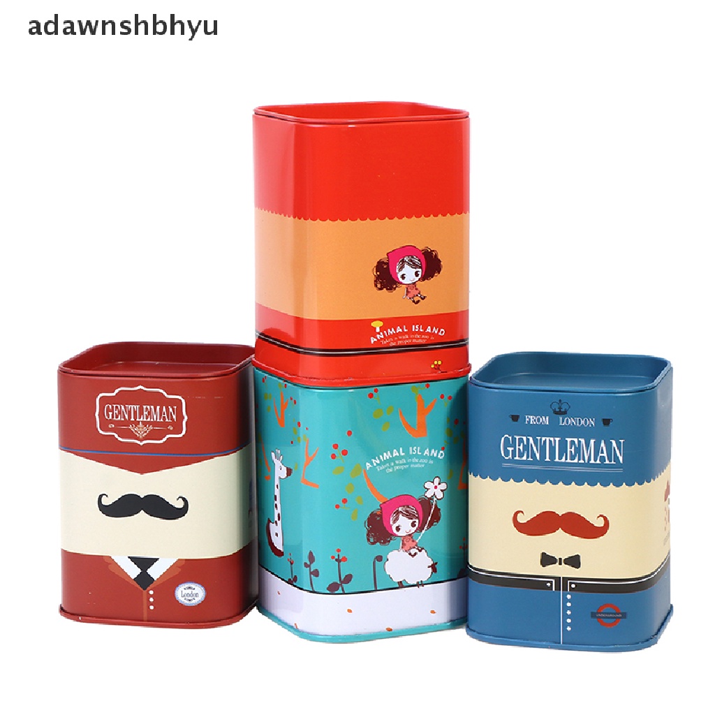 Hộp Thiếc Đựng Lưỡi Dao Cạo Râu Hai Cạnh adawnshbhyu