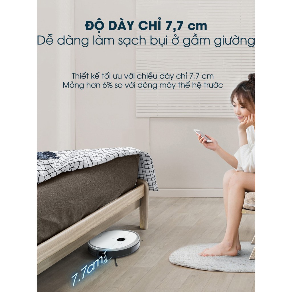 Robot hút bụi lau nhà ECOVACS Deebot DJ65 - fullbox mới 100%