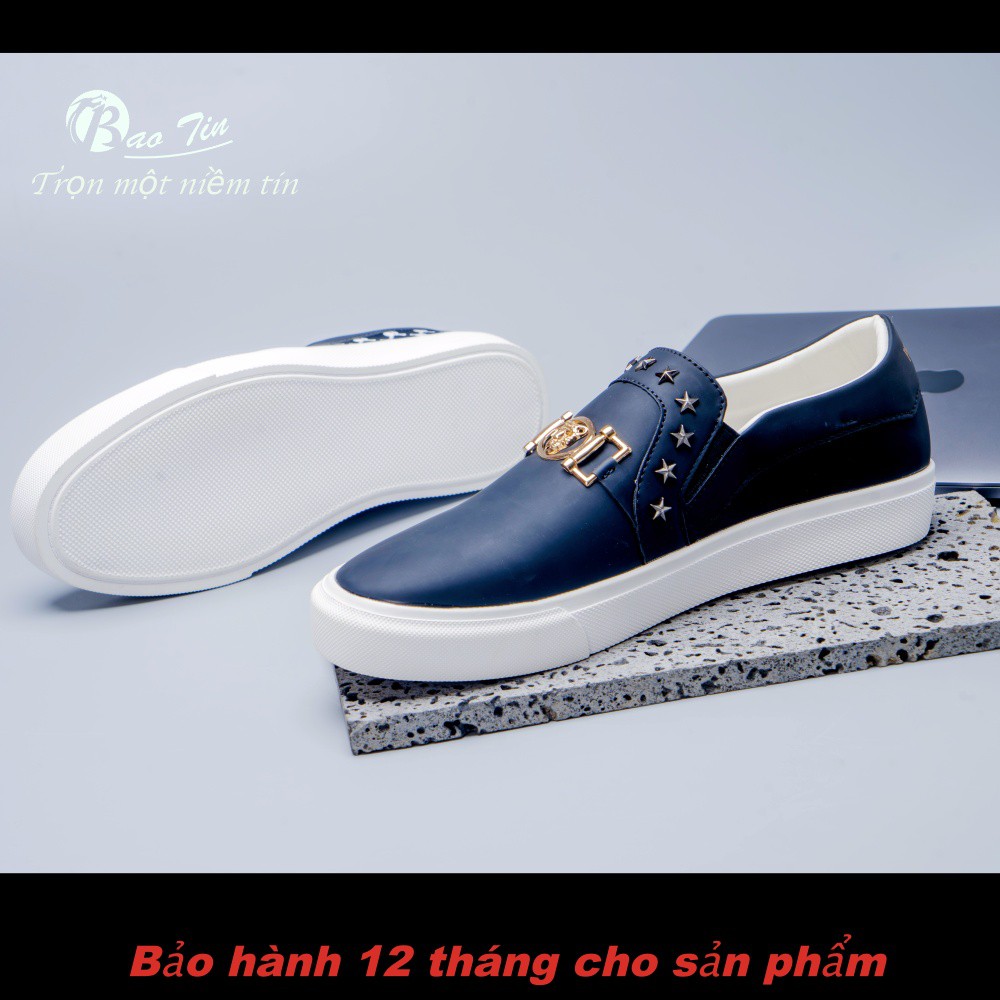 Giày lười Versacc  2021 Bảo Tín , Giày Slip-On nam thời trang, cá tính 3 mẫu độc đáo&quot;full box&quot; có quà tặng kèm.