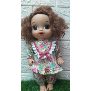 Đồ bộ  dành cho bé baby alive( ngực 18_21cm) cao từ 27_30 cm