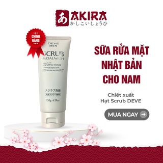 Sữa Rửa Mặt Hạt Deve Scrub Dành Cho Nam - Facial thumbnail