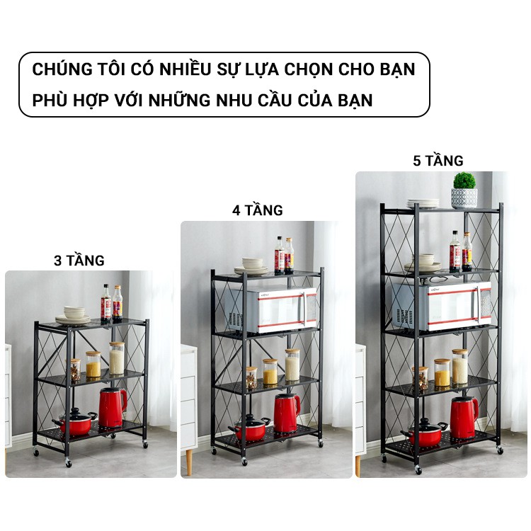 Kệ Bếp Gấp Gọn, Kệ Lò Vi Sóng Mới Nhất (PBGG)